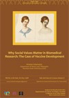 Seminario Ciencia, Tecnología y Género: "Why Social Values Matter in Biomedical Research: The Case of Vaccine Development"