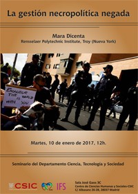 Seminario CTS: "La gestión necropolítica negada"