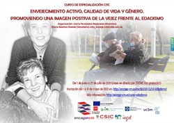 Curso de especialización “Envejecimiento Activo, Calidad de Vida y Género. Promoviendo una imagen positiva de la vejez frente al edadismo”