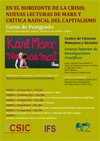 Curso de postgrado 'En el horizonte de la crisis: nuevas lecturas de Marx y crítica radical del capitalismo': "Nueva lectura de Marx en Alemania II: teoría y crítica del valor"