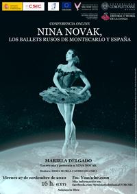 Conferencia online "Nina Novak. Los ballets rusos de Montecarlo y España"