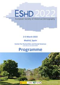Cartel del congreso 4th Conference Of The European Society Of Historical Demography - ESHD 2022