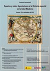Cartel del seminario Seminario "Espacios y redes: Aportaciones a la Historia espacial de la Edad Moderna"