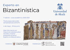 Cartel del curso Curso de experto en Bizantinística