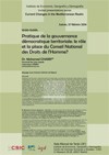 Invited presentations series 'Current Changes in the Mediterranean Realm':  "Pratique de la gouvernance démocratique territoriale: le rôle et la place du Conseil National des Droits de l´Homme?"