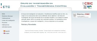 Grupo de Investigación en Evaluación y Transferencia Científica (ETC)