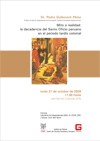 Cartel del seminario Seminario: "Mito o realidad: la decadencia del Santo Oficio peruano en el periodo tardío colonial"