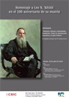 Seminario «Memoria cultural e identidades fronterizas. Entre la construcción narrativa y el giro icónico»: "Homenaje a Leo N. Tolstói en el 100 aniversario de su muerte."