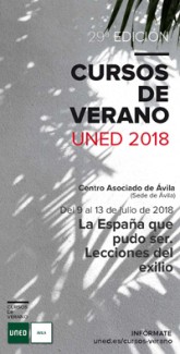Cartel del curso Curso de verano "La España que pudo ser. Lecciones del exilio"