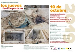 Cartel de la conferencia VI Seminario Internacional "Los jueves feniciopúnicos"