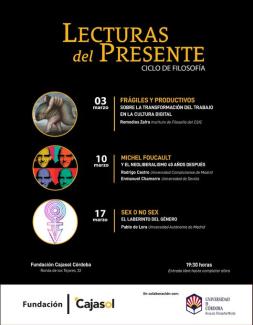 Cartel del evento Conferencia "Frágiles y productivos. Sobre la transformación del trabajo en la cultura digital"