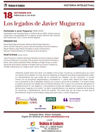 Imagen de la presentación Los legados de Javier Muguerza. Homenaje a Javier Muguerza (1936-2019)