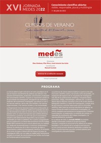 Cartel del evento Curso de verano de El Escorial: XVI Jornada MEDES “Conocimiento científico abierto”