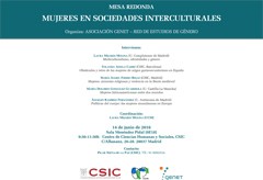 Mesa Redonda "Mujeres en sociedades interculturales" Mesa Redonda "Mujeres en sociedades interculturales"