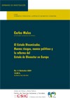 Seminario CIP: "El Estado Dinamizador. Nuevos riesgos, nuevas políticas y la reforma del Estado de Bienestar en Europa"