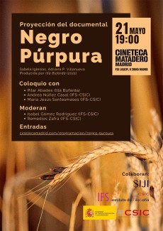 Proyección del documental "Negro púrpura" Proyección del documental "Negro púrpura"