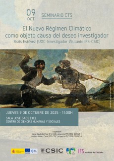 Seminario CTS: "El Nuevo Régimen Climático como objeto causa del deseo investigador" Seminario CTS: "El Nuevo Régimen Climático como objeto causa del deseo investigador"