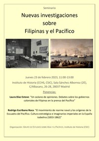 Seminario "Nuevas investigaciones sobre Filipinas y el Pacífico"