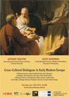 Cartel del seminario Seminario CORPI-PIMIC: "Cross-Cultural Dialogues in Early Modern Europe"