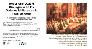 Repertorio OOMM Bibliografía de las Órdenes Militares en la Edad Moderna Repertorio OOMM Bibliografía de las Órdenes Militares en la Edad Moderna