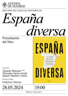 Presentación del libro "España diversa", de Eduardo Manzano (IH)