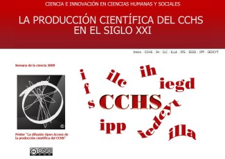Ciencia e innovación en Ciencias Humanas y Sociales: La producción científica del CCHS en el siglo XXI