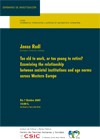 Seminario CIP: "Too old to work, or too young to retire? Examining the relationship between societal institutions and age norms across Western Europe"