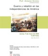 Seminario: "Guerra y rebelión en las independencias de América"