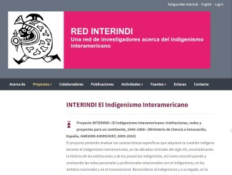 RED INTERINDI. Una red de investigadores acerca del indigenismo interamericano