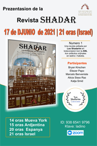 Presentación de "Shadar", nueva revista de divulgación del judeoespañol