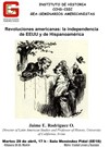 Cartel del seminario Seminarios Americanistas: "Revoluciones americanas: la independencia de EEUU y de Hispanoamérica"