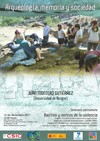Cartel del seminario Seminario permanente 'Rastros y rostros de la violencia': "Arqueología, memoria y sociedad"/ Permanent Seminar 'Faces and traces of violence': "Archaeology, memory and society"
