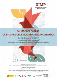Cartel Curso de posgrado "Salirse del camino: creadoras del exilio republicano español"