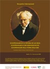 Cartel del encuentro Encuentro Internacional: “Schopenhauer en la Historia de las ideas”