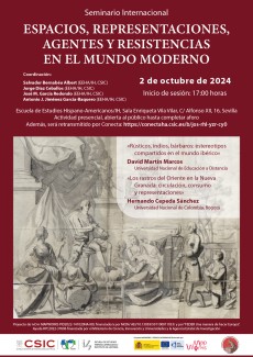 Seminario «Espacios, representaciones, agentes y resistencias en el mundo moderno»