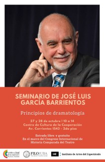 Seminario: "Principios de dramatología"