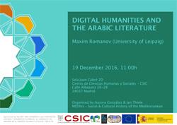 Seminario "Digital Humanities and The Arabic Literature"