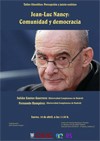 Taller Filosófico 'Percepción y Juicio Estético': "Jean-Luc Nancy: Comunidad y democracia"