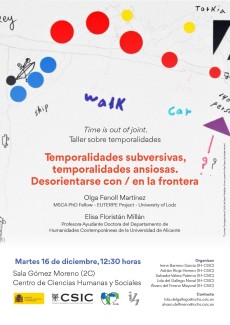 Time is Out of Joint: "Temporalidades subversivas, temporalidades ansiosas. Desorientarse con / en la frontera"