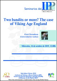 Cartel del seminario Seminario IPP: "Two bandits or more? The case of Viking Age England"